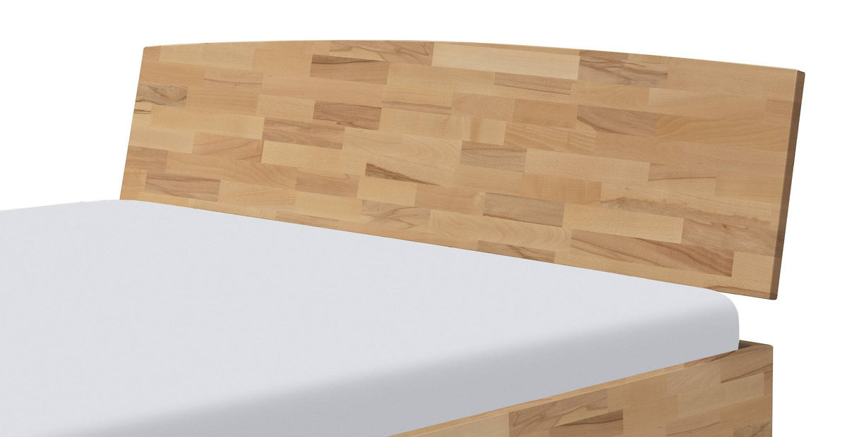 Hasena Montello Massivholz-Kopfteil – 120 cm, Kernbuche natur, geölt