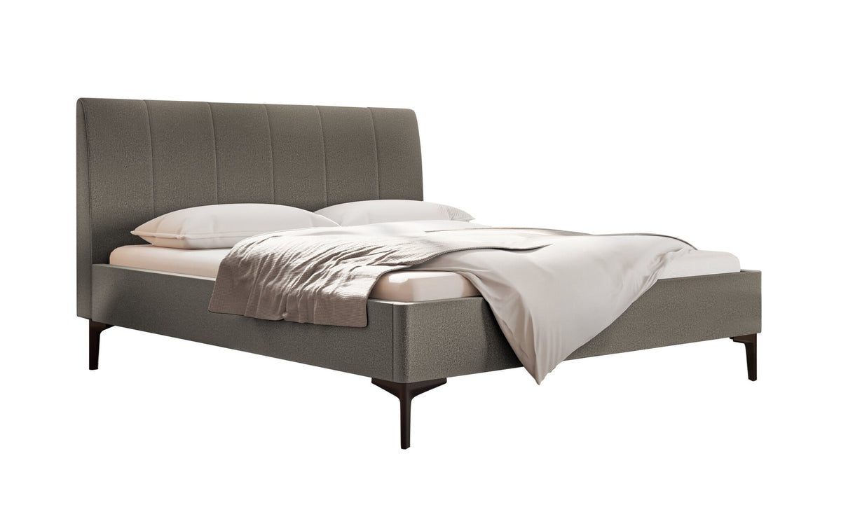 Hasena Carlinda Polsterbett – 140 x 200 cm, 20 cm, Pace grey