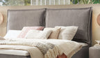 Hasena Zamora Boxspringbett – 160 x 200 cm, Glamour-Top, Monet steel