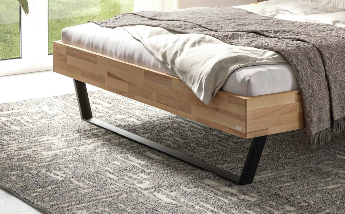 Hasena Romeo Bettgestell – 160 x 200 cm, 25 cm, MDF weiss deckend, lackiert