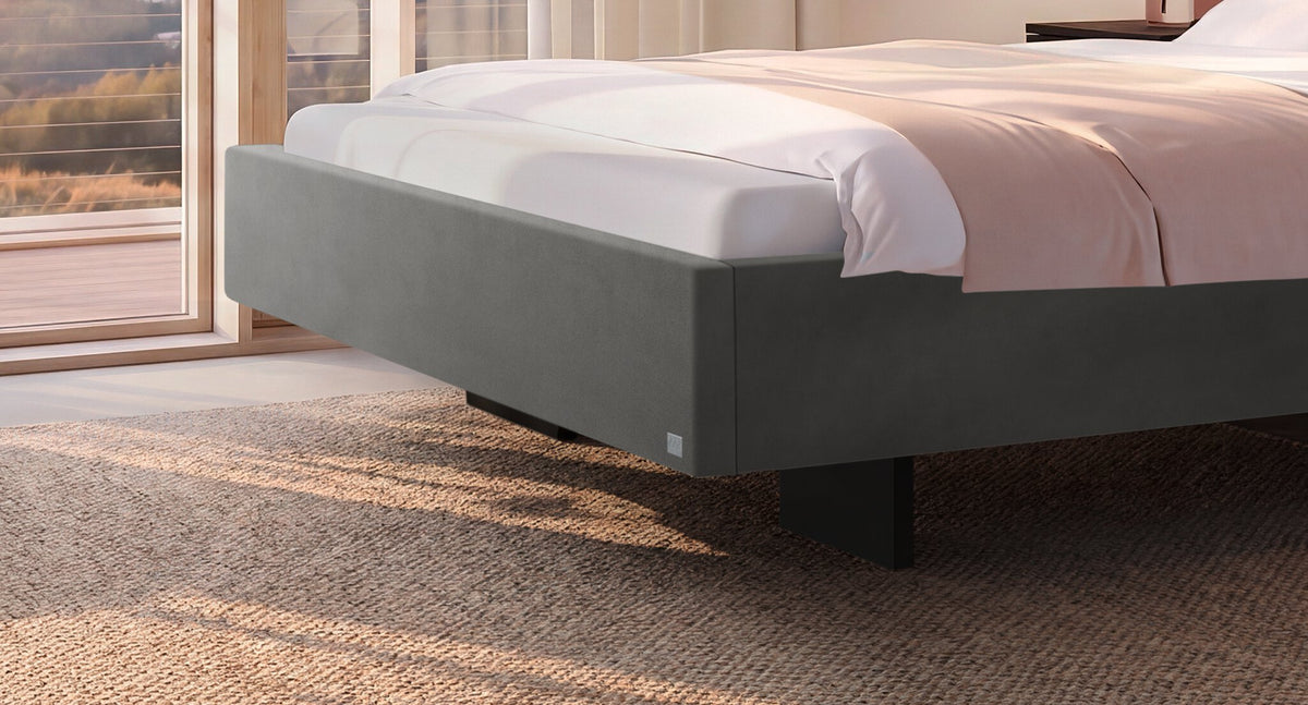 Hasena Camila Polsterbett – 180 x 200 cm, Pace light grey