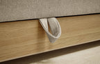 Hasena Pedrosa Boxspringbett mit Stauraum – 160 x 200 cm, Lovely-Top, Monet steel