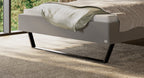 Hasena Juliana Polsterbett – 160 x 200 cm, 20 cm, Pace light grey