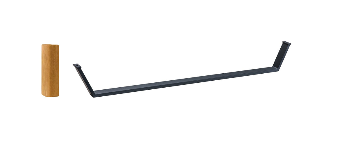 Hasena Glyn Bettfüsse – 140 cm, 20 cm, Wildeiche natur, geölt