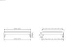 Hasena Calvari Bettgestell – 120 x 200 cm, 20 cm, MDF weiss deckend, lackiert