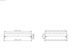 Hasena Cardella Bettgestell – 160 x 200 cm, MDF weiss deckend, lackiert