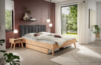 Hasena Luzia Polsterkopfteil – 160 cm, Pace grey