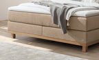Hasena Estela Boxspringbett – 160 x 200 cm, Glamour-Top, Pace sand