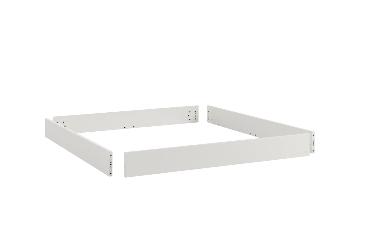 Hasena Lounge 18 Bettrahmen – 140 x 200 cm, MDF weiss deckend, lackiert