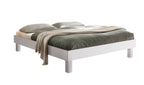 Hasena Rapallo Bettgestell – 90 x 200 cm, 20 cm, MDF weiss deckend, lackiert