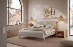 Hasena Aurelia Polsterbett – 140 x 200 cm, 25 cm, Pace light grey