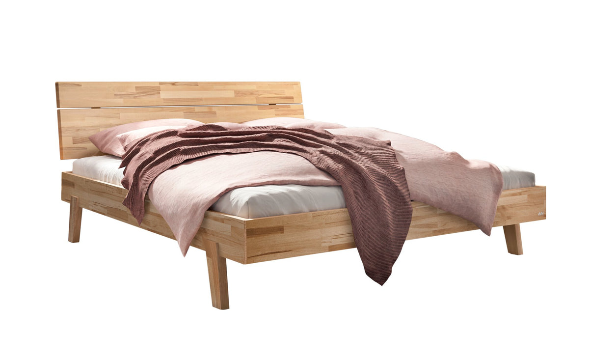 Hasena Imperia Bettgestell – 90 x 200 cm, 20 cm, Kernbuche natur, geölt
