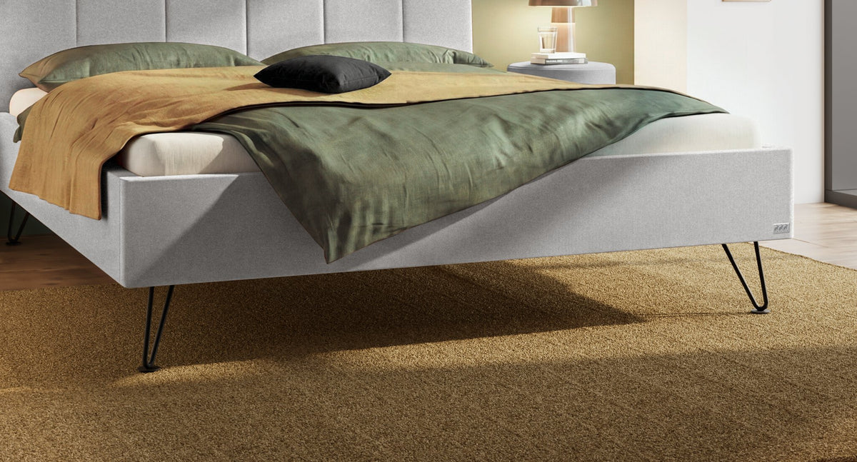 Hasena Noelia Polsterbett – 180 x 200 cm, Pace sand