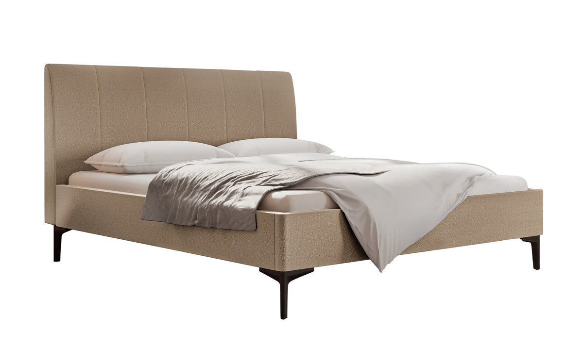 Hasena Carlinda Polsterbett – 140 x 200 cm, 20 cm, Pace sand