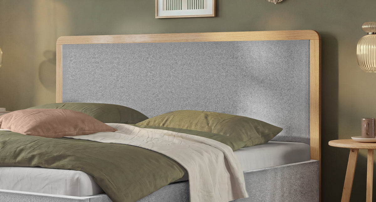 Hasena Soledad Polsterbett – 180 x 200 cm, Pace grey