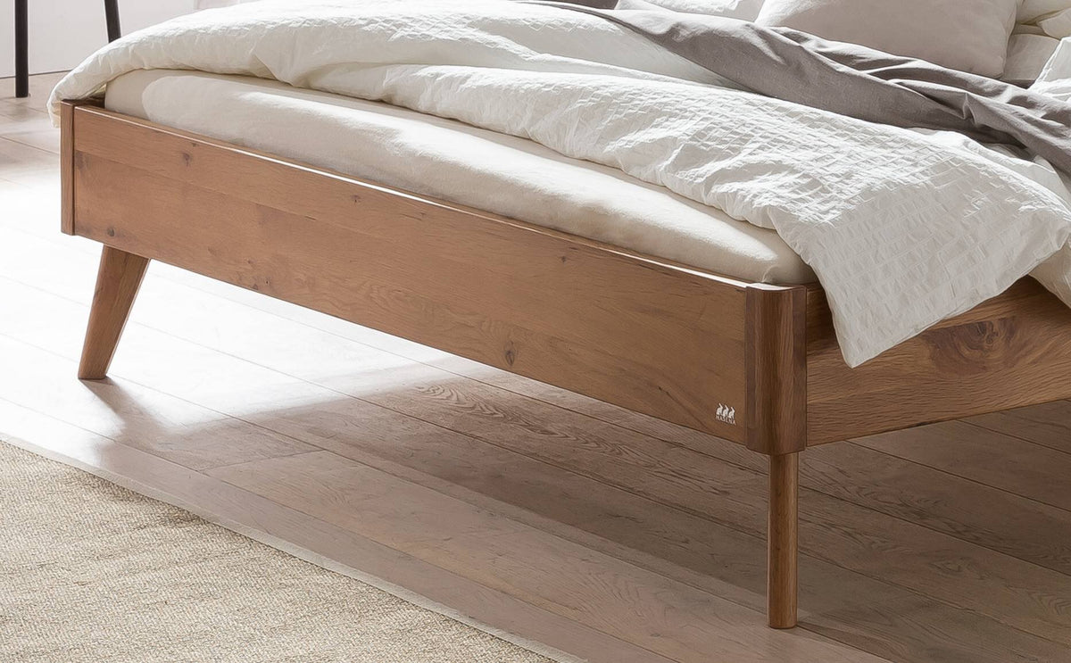 Hasena Rubiera Bettgestell – 180 x 200 cm, 20 cm, MDF weiss deckend, lackiert