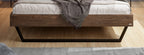 Hasena Ariana Massivholzbett – 160 x 200 cm, Fusshöhe 25 cm, Eiche bright, geölt, Pace sand