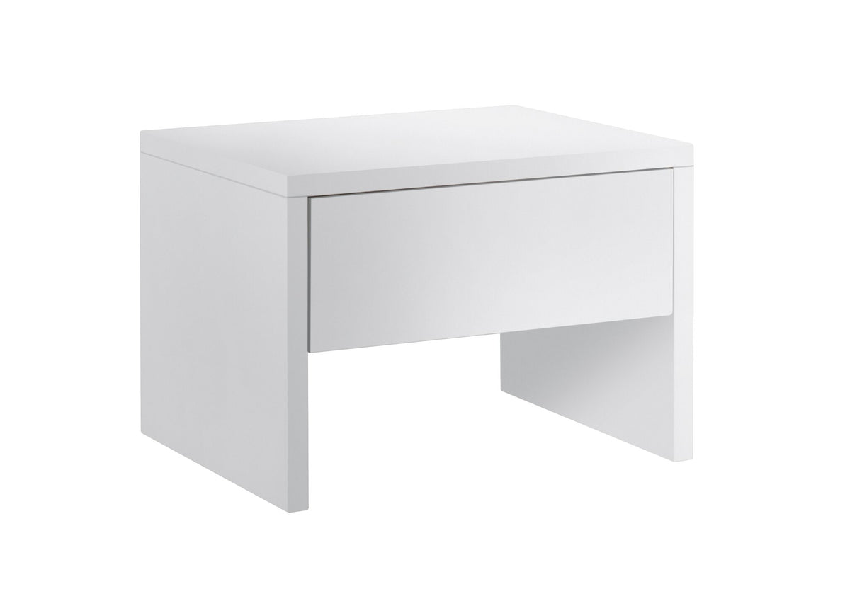 Hasena Salva Nachttisch – MDF weiss deckend, lackiert