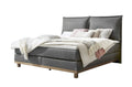 Hasena Zamora Boxspringbett – 140 x 200 cm, Glamour-Top, Monet steel