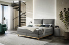 Hasena Imelda Boxspringbett – 140 x 200 cm, Lovely-Top, Monet steel