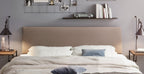 Hasena Ariana Massivholzbett – 160 x 200 cm, Fusshöhe 25 cm, Eiche bright, geölt, Pace grey