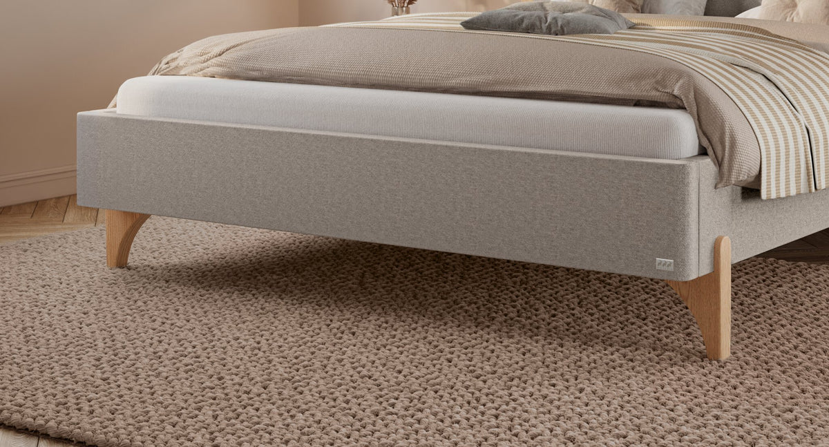 Hasena Aurelia Polsterbett – 160 x 200 cm, 20 cm, Pace sand
