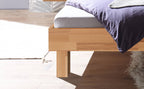 Hasena Prato Bettgestell – 100 x 200 cm, 25 cm, MDF weiss deckend, lackiert