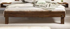Hasena Forti Bettgestell – 100 x 200 cm, 25 cm, Kernbuche natur, geölt