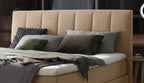 Hasena Stefania Boxspringbett – 160 x 200 cm, Glamour-Top, Pace grey
