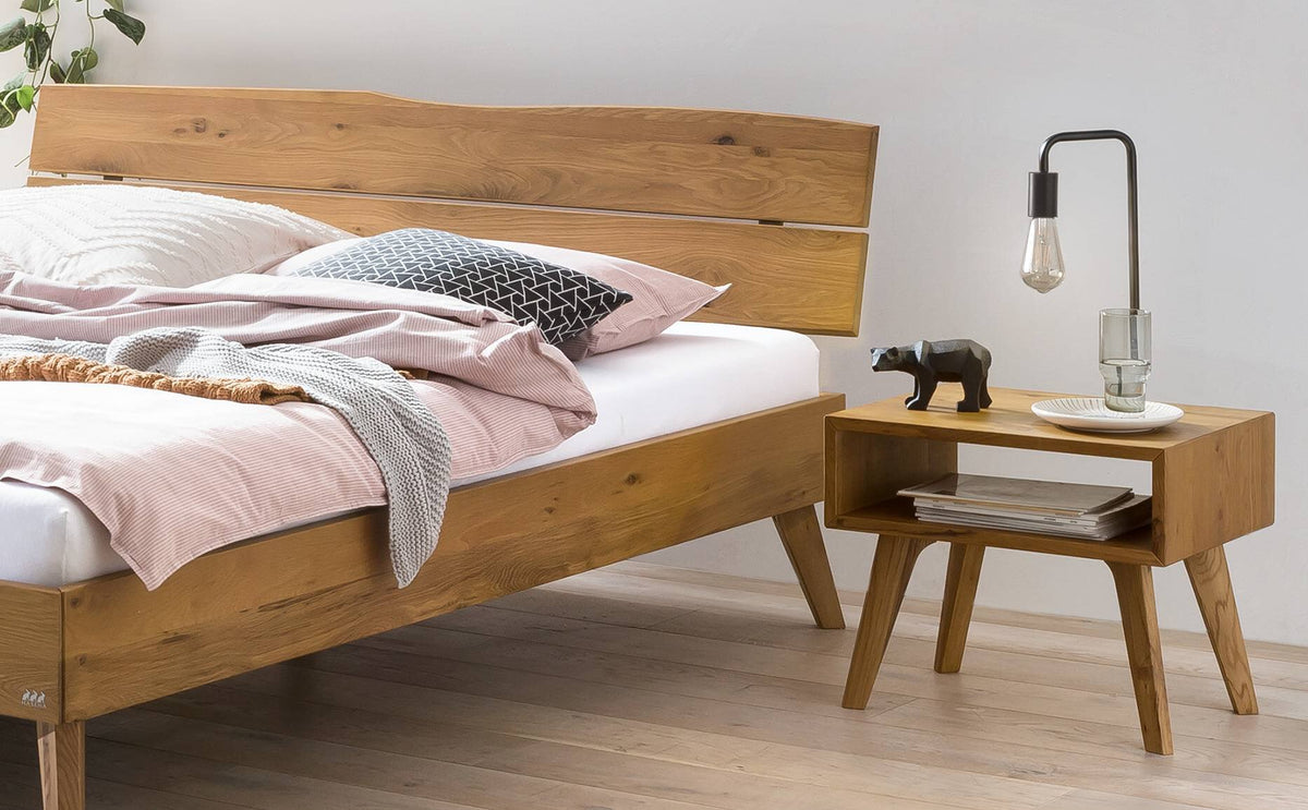 Hasena Palazza Massivholzbett – 160 x 200 cm, 20 cm