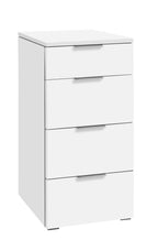 Hasena Quatro Kommode – montiert, Weiss, Weiss
