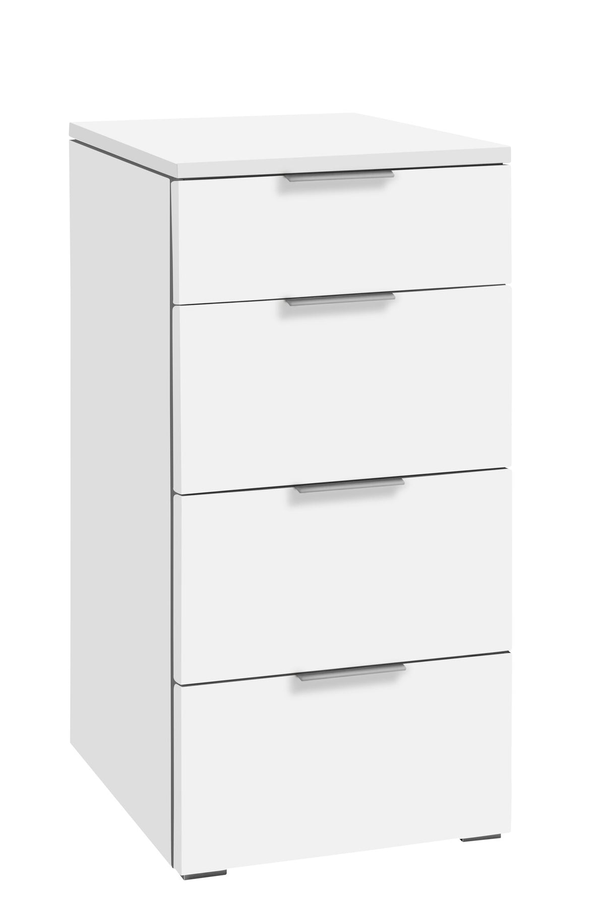 Hasena Quatro Kommode – montiert, Weiss, Weiss