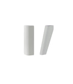 Hasena Masino Bettfüsse – 20 cm, Buche weiss deckend, lackiert