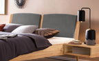 Hasena Pistoia Bett mit Polsterkopfteil – 160 x 200 cm, 25 cm, Eiche bright, geölt