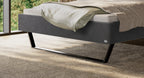 Hasena Juliana Polsterbett – 160 x 200 cm, 25 cm, Pace light grey