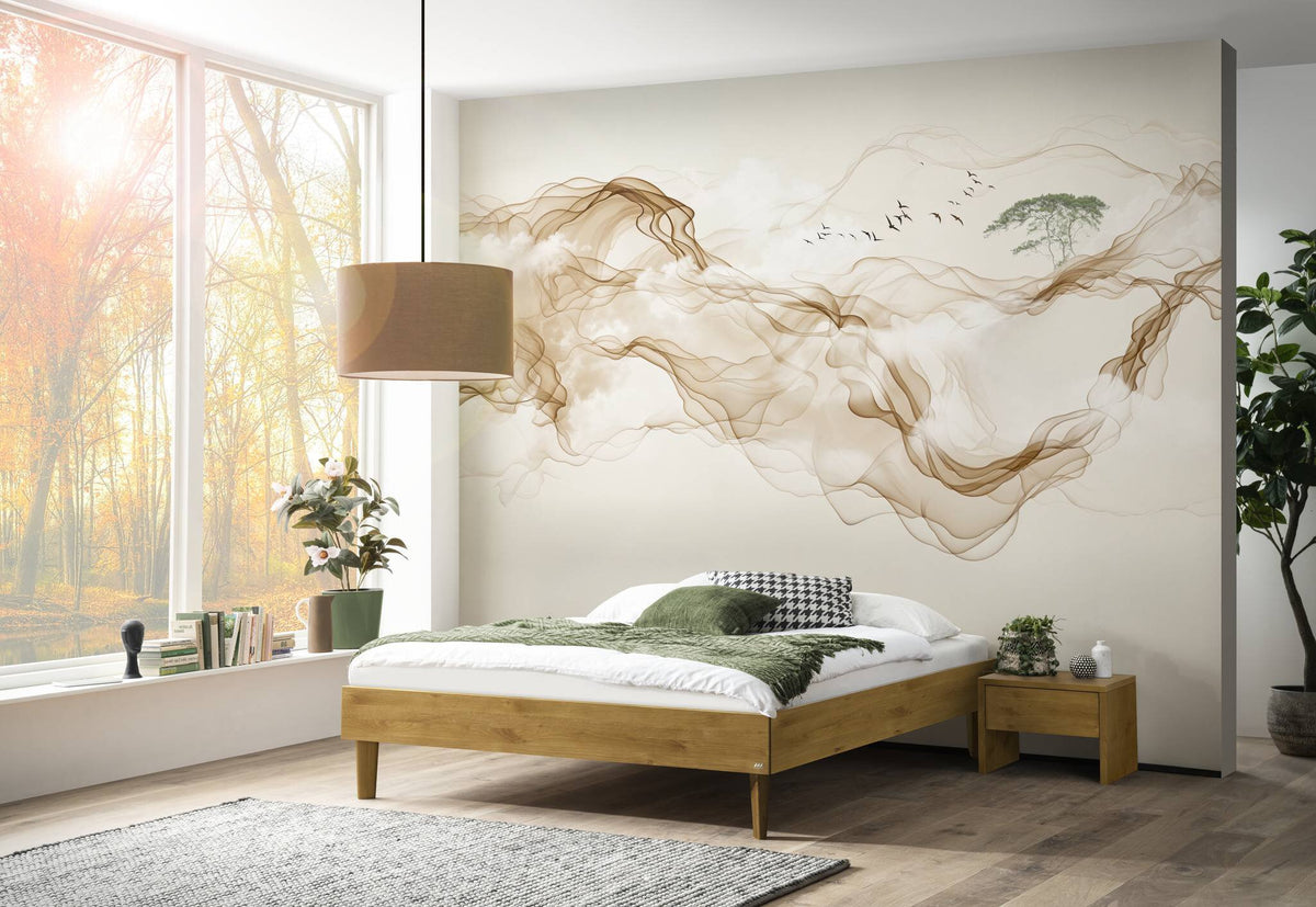 Hasena Leandro Massivholzbett – 90 x 200 cm, 25 cm, Wildeiche natur, geölt