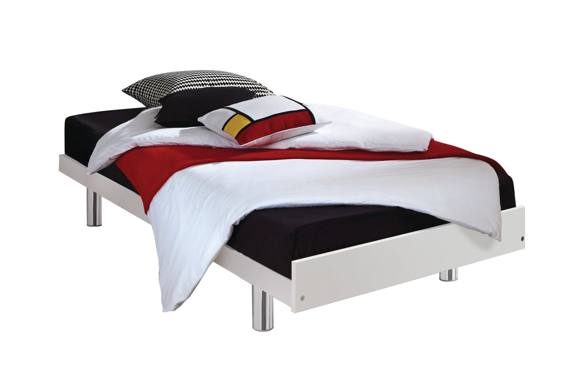 Hasena Econom Gästebett – 20 cm, Star U, Chrom, Weiss