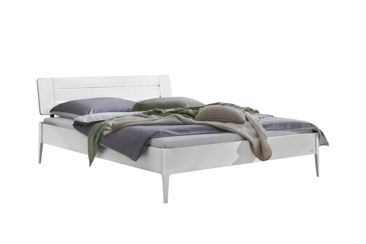 Hasena Busseto Bettgestell – 140 x 200 cm, 20 cm, MDF weiss deckend, lackiert