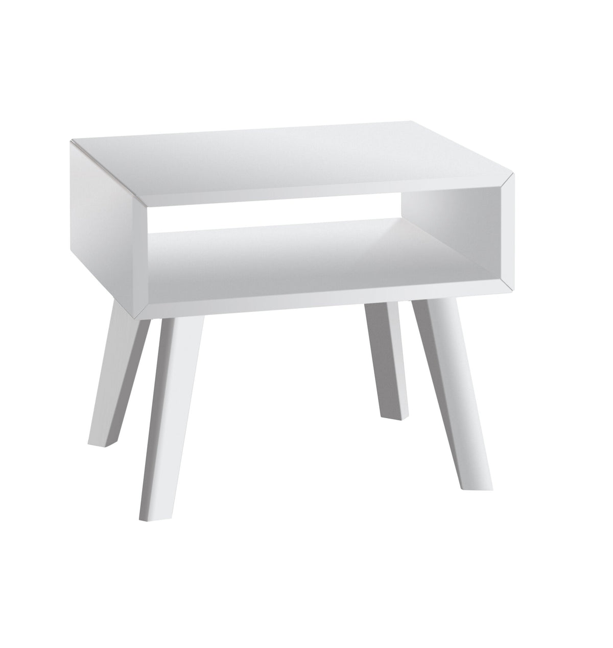 Hasena Jaca Nachttisch – MDF weiss deckend, lackiert