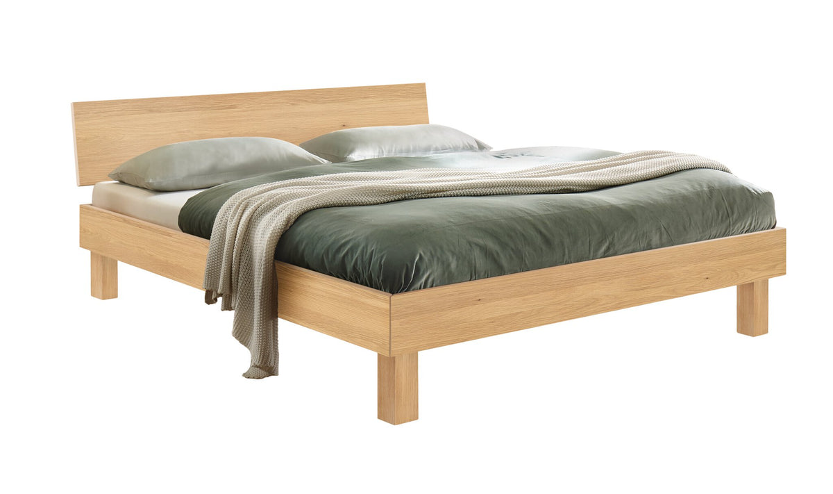 Hasena Forti Bettgestell – 90 x 200 cm, 20 cm, Eiche bright, geölt