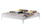 Hasena Pieve Bettgestell – 140 x 200 cm, 20 cm, MDF weiss deckend, lackiert