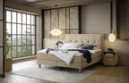 Hasena Solara Boxspringbett – 140 x 200 cm, Lovely-Top, Pace sand