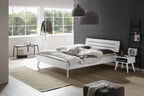 Hasena Rubiera Bettgestell – 140 x 200 cm, 25 cm, MDF weiss deckend, lackiert