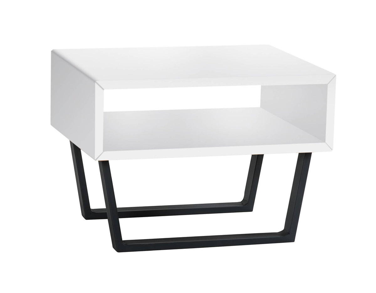 Hasena Jose Nachttisch – MDF weiss deckend, lackiert