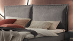 Hasena Celina Boxspringbett – 160 x 200 cm, Glamour-Top, Monet steel