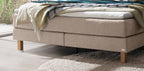 Hasena Bonita Boxspringbett – 160 x 200 cm, Glamour-Top, Pace sand