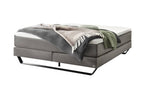 Hasena Julieta Boxspringbett – 140 x 200 cm, Glamour-Top, Monet steel