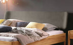 Hasena Pienza Bett mit Polsterkopfteil – 160 x 200 cm, 25 cm, Eiche bright, geölt