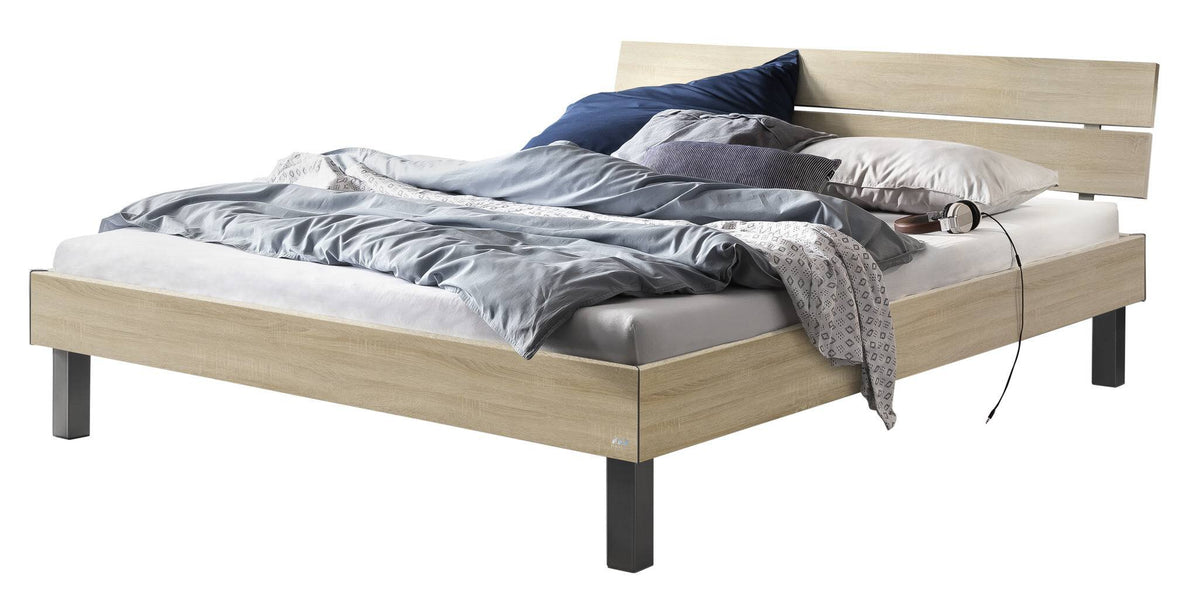 Hasena Rocco Bettgestell – 90 x 200 cm, 20 cm, Eiche sägerauh natur