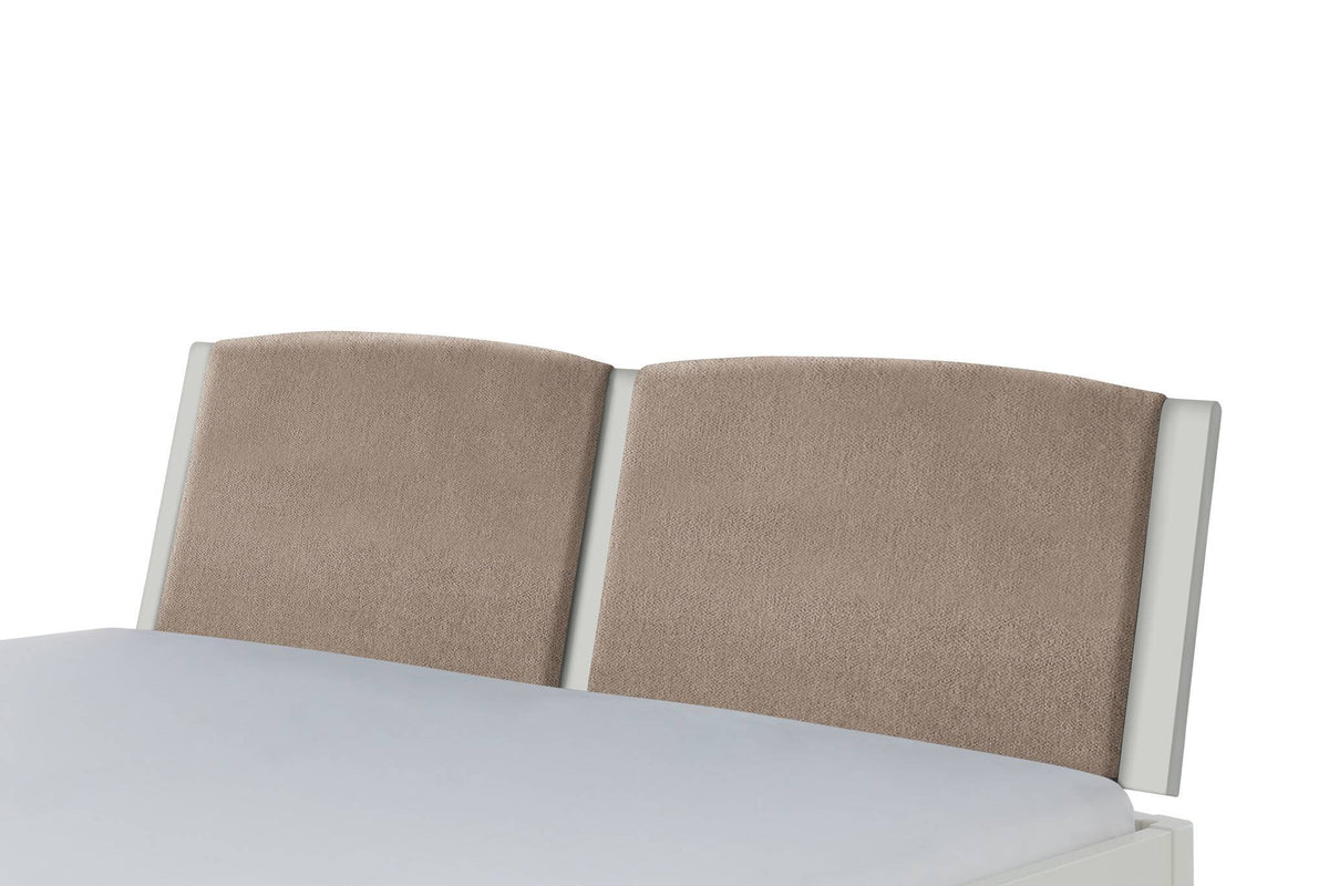 Hasena Comfy Polsterkopfteil – 140 cm, MDF weiss deckend, lackiert, 842-Pace sand